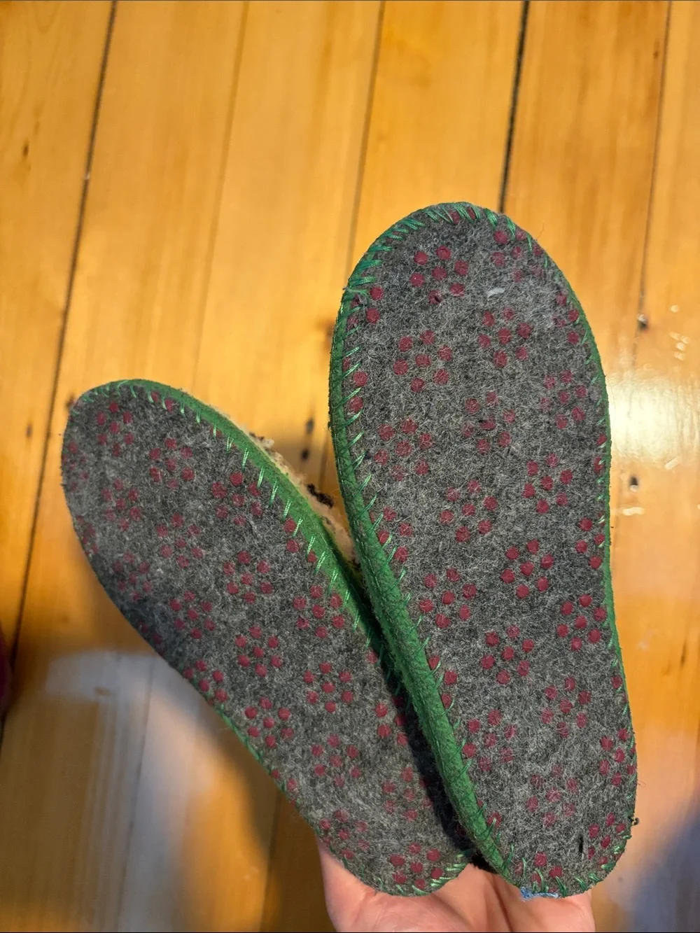 🐼Garnett Hill 11 Boiled Wool Slippers Panda. Kids size 11